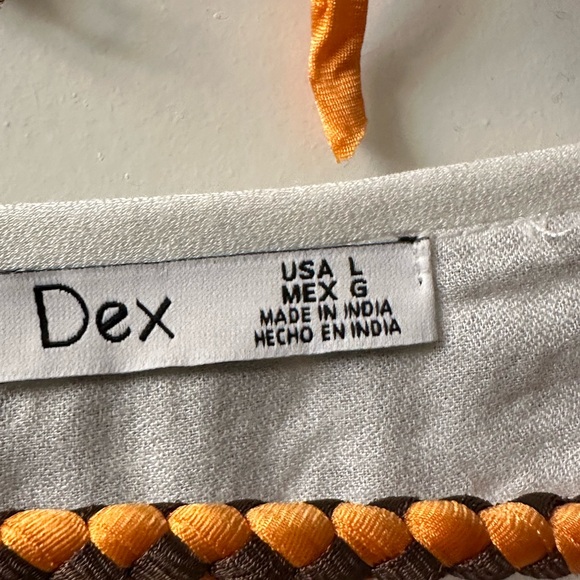 Boho embroidered shirt. Size L. - Picture 3 of 3